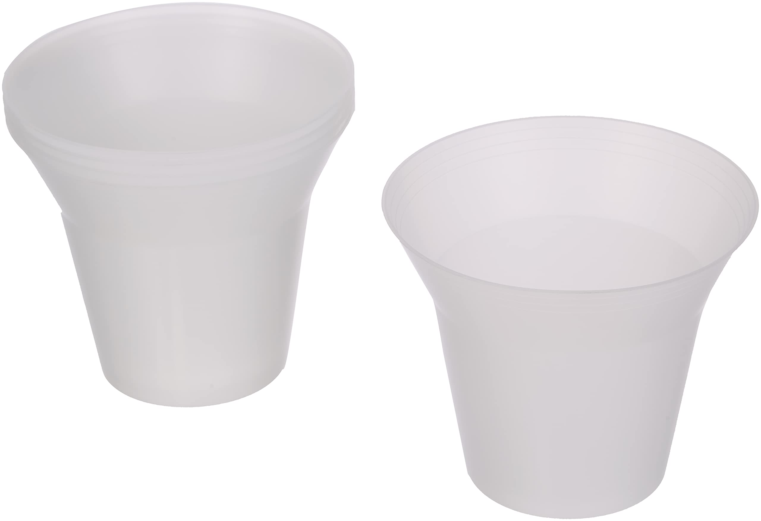 DECORA 5232522 5 Flared Plastic Holder for Eggs (500 G), Plastica, White