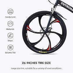 Max4out 26 Inch Folding Bikes Mountain Bike with