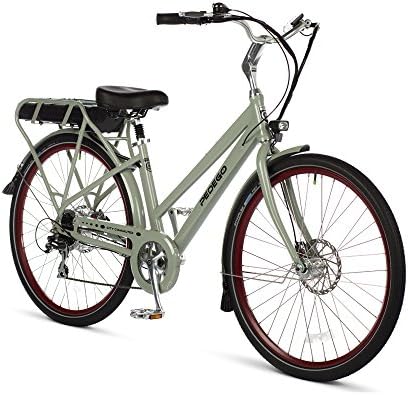 Pedego City Commuter 28" Step Thru Greige with Black Balloon Package 48V 10Ah