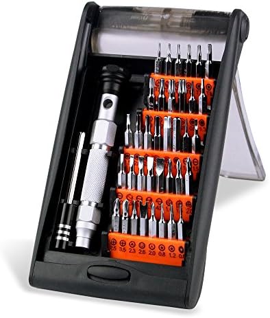 Screwdriver Set, iMiMi 38 in 1 Aluminum Alloy Precision Magnetic Driver Kit with 36 Bits, Electronics Repair Tool Kit for Cell Phone, Tablet, PC, Macbook and Other Devices