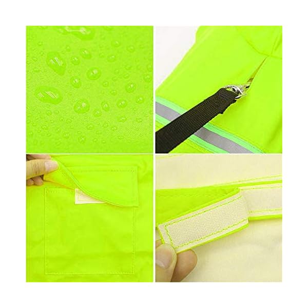 PPING Giacca Impermeabile Cane Cappotto Impermeabile per Cani con Cappuccio Cappottini per Cani di Media Taglia…