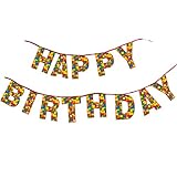 Blocks Bash Happy Birthday Banner