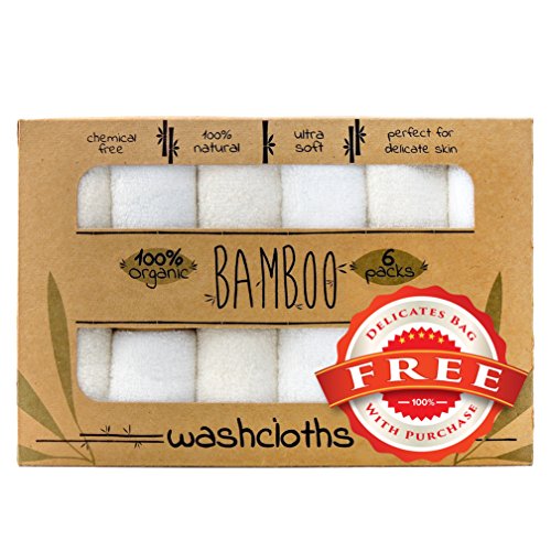 Bamboo baby soft organic washcloth towels for babies