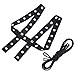 Maxdot 1 Yard Grommet Tape Eyelet Tape Cotton Tape Eyelet Twill Tape and 3 Yards Cotton Drawcord (Black)