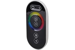 Aqur2020 LED Controller, Constant Voltage PWM RGB Dimmer Switch with Remote Control, for DC12V 24V LED Light Strips Flexible 