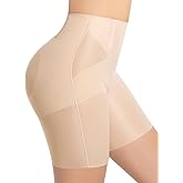 Djpoaug Women's Seamless Shapewear Shorts with Tummy Control, Anti-Chafing & No-Roll Waistband