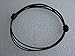New 2 Knots Black Elephant Hair Bracelet for Harm Protection, Adjustable Size, Made from Thailand