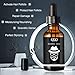 EZGO Beard Oil Leave-in Conditioner and Softener, Beard Growth, Mustache, Face and Skin, Unscented Beard Oil, 2oz