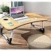 Foldable-Laptop-Bed-Table-Lap-Desk-Stand-Serving-Tray-Dining-Table-with-Slot-Notebook-Stand-Holder-Bed-Tray-Laptop-Desk-for-Eating-Breakfast-Working-Watching-Movie-on-BedCouchSofaFloor Foldable Laptop Bed Table Lap Desk Stand, Serving Tray Dining Table with Slot, Notebook Stand Holder, Bed Tray Laptop…
