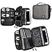 Dot&Dot Travel Tech Organizer - Electronic Cord Organizer Travel Carrying Case for Charger, Cable, Cell Phone, Gadget, Computer Accessories, Electronics - Portable Charge Cord Management Pouch
