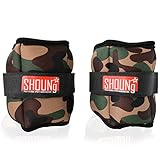 SHOUNg Personalised Ankle Weights / Wrist Weights with Adjustable Strap (Camouflage Print, 4lbs)
