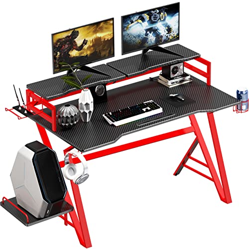 VIPEK Ergonomic Gaming Desk 47 Inch Gaming Computer Desk, Home Office