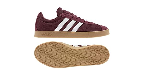 adidas vl court 2.0 maroon