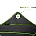 #1 Best Hot Yoga Towel With Anchor Fit Corners for your Mat by MangoFit - 100% Hygienic NEW Microfiber Fast Absorbent - Skidless, Non-Slip, Yoga Towel With Pockets - Great for Pilates, Gym, and Beach!