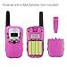 Toys for 5-8 Year Old Girls, JoyJam Walkie Talkies for Kids Girls Outdoor Fun, Gifts for Girls Age 4-6 Christmas Birthday Gifts Pink WT03