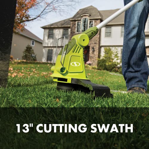 Sun Joe TRJ13STE Electric Grass Trimmer + Edger, 13inch, 4Amp, Telescoping Pole on Galleon