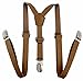 Apelna Skinny Leather Suspenders for Baby, Toddler, Children, Kids