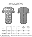 URBANCREWS Mens Hipster Hip Hop Camouflage Graphic Print Longline T-Shirt