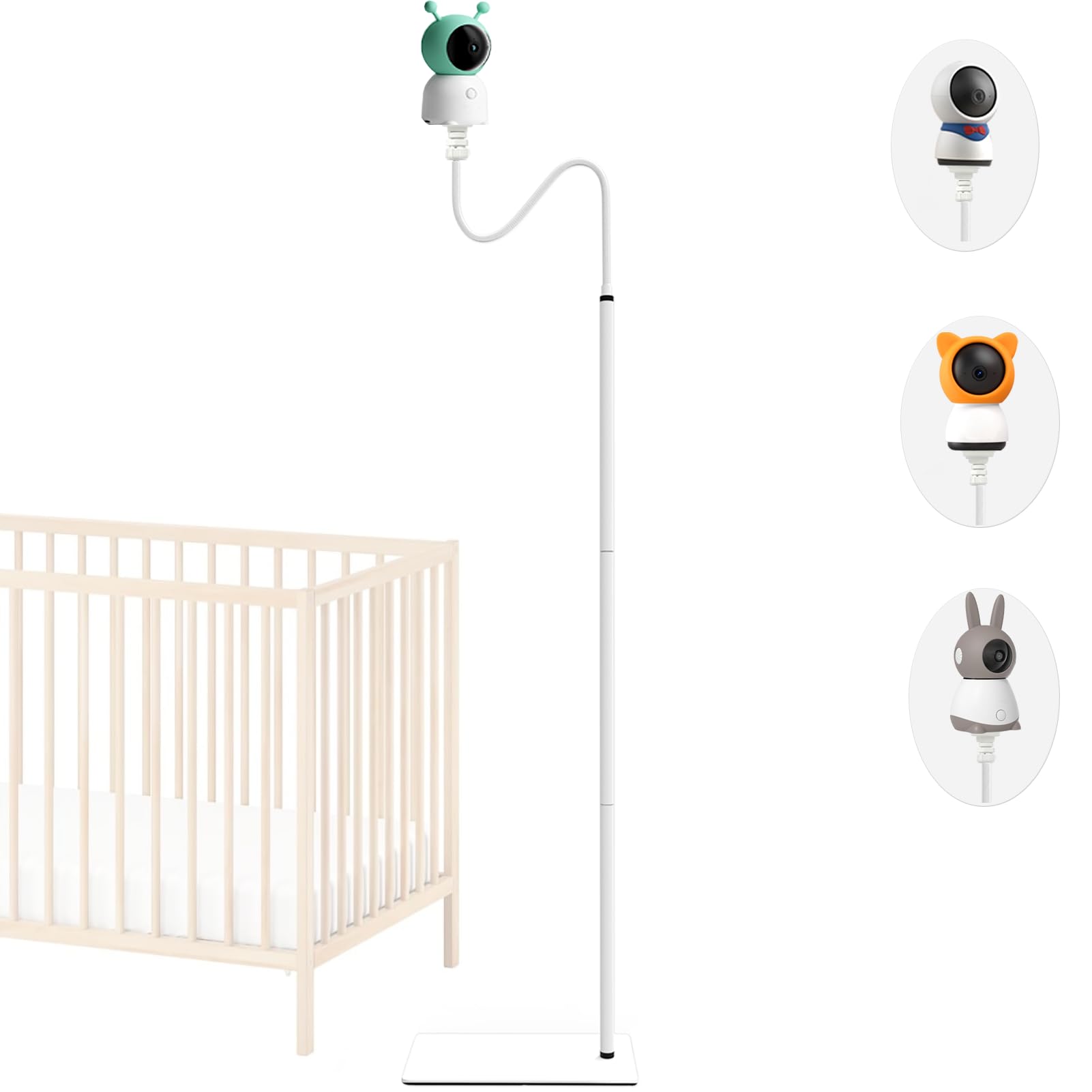 EYSAFT Baby Monitor Holder Floor Stand for BOIFUN ‎ Baby 6T,Baby 2S,Baby 5S,/ieGeek ‎Baby 1T/DEATTI BM101-M — image 1
