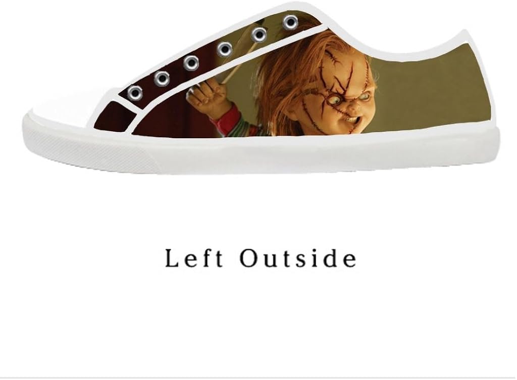 Custom Chucky Doll Horrible Series Men's Canvas Shoes US12