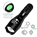 Pack of 2 GenMax Super Bright High Lumens T6 LED Flashlight, 5 Light Modes Max Med Low Strobe SOS, Adjustable & Zoomable, Outdoor Water-Resistant Torch, For Camping Boating Fishing Hunting