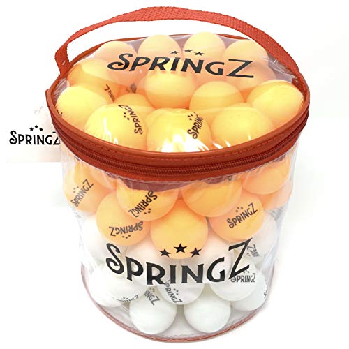 Professional Ping Pong Balls Bulk 100-Pack 40mm 3-Star Table Tennis Balls Ideal for Competitive Advanced Training & Bouncy Ball Games, Optimal Bounce Technology +Bonus Ping Pong Ball Bag!! by Bestest - Thumbnail 5