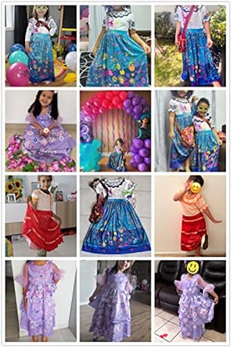 LONEA Encanto Dress Costume for Girls Mirabel Dress Up for Kids Toddler  Isabella Halloween Costume Outfits Cosplay (Blue, 15-16 Years) in Kenya |  Whizz