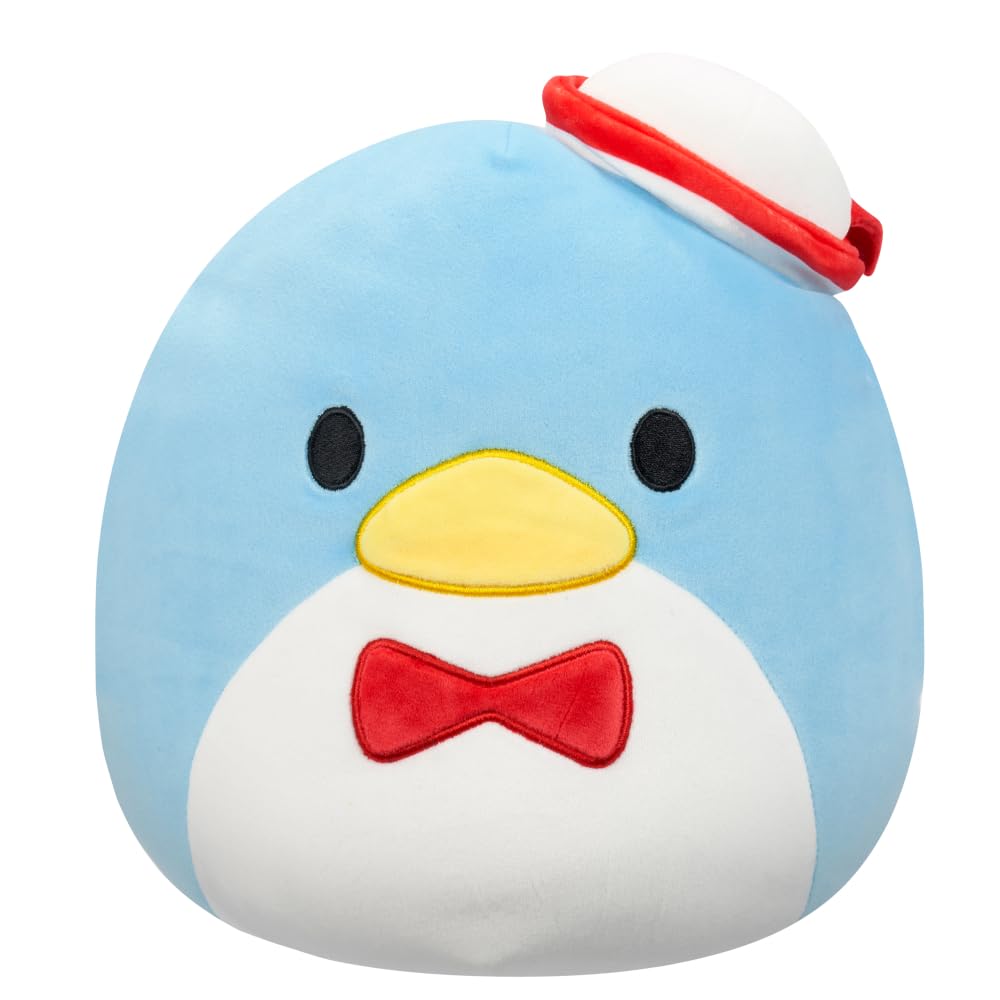 Squishmallows Original Sanrio 25cm Hello Kitty Tuxedo Sam Penguin - Ultrasoft Official Jazwares Plush Toy