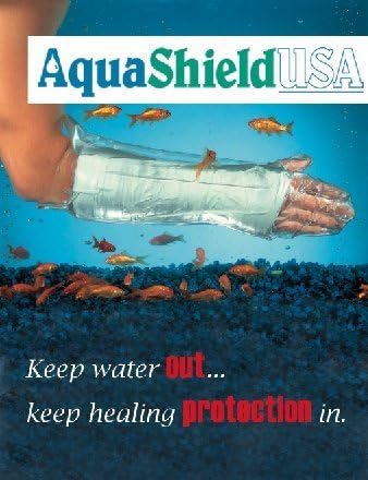 Aquashield Adult Half Arm Watertight Cast and Bandage Protector by Aquashield USA