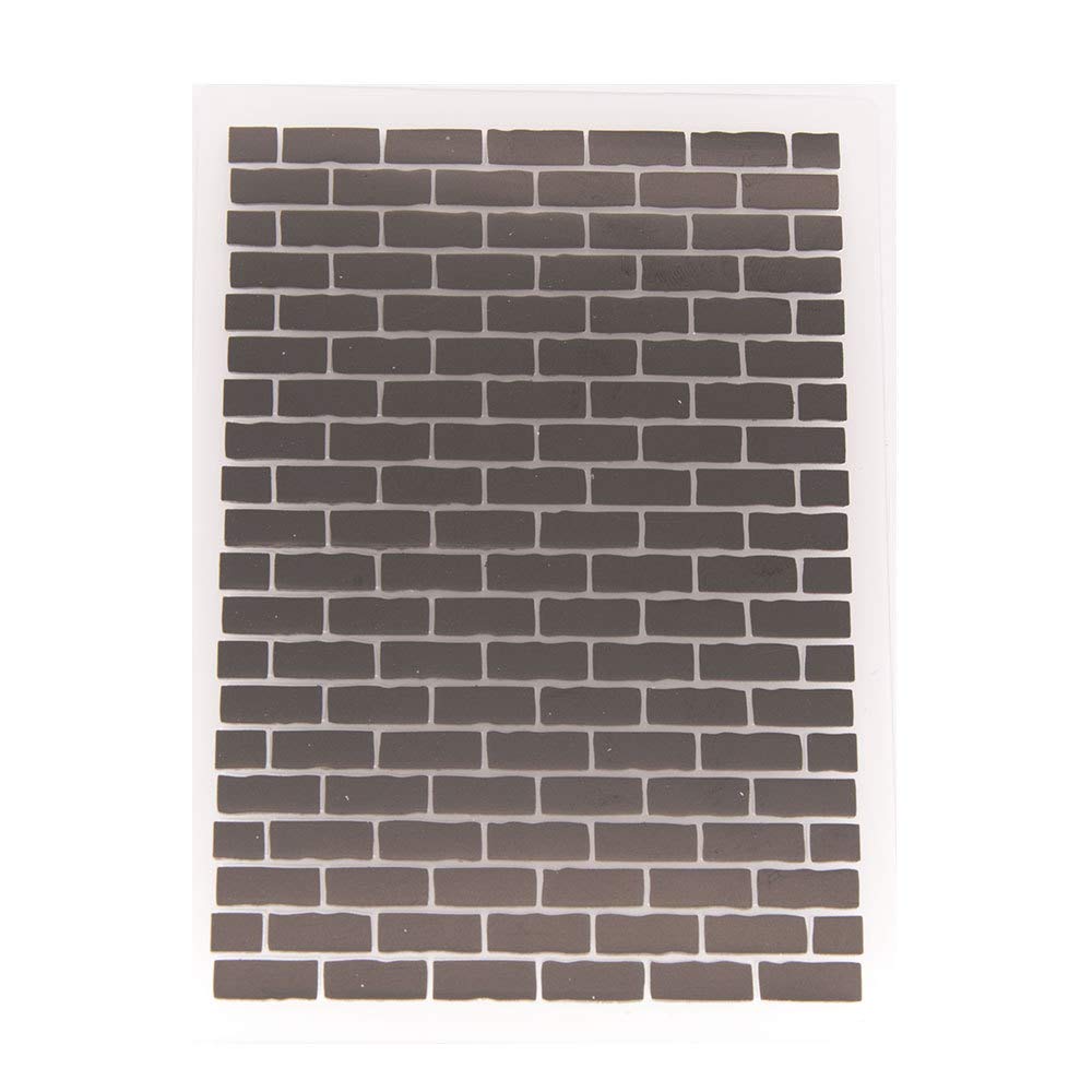 arriettycraft Bricks Wall Background Plastic Embossing Folders for Card Making Bricks Texture Embossing Template for Scrapbooking Paper Crafting Decortion