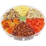 Variety Nuts Gourmet Nuts and Dried Fruits Gift Basket, Large
