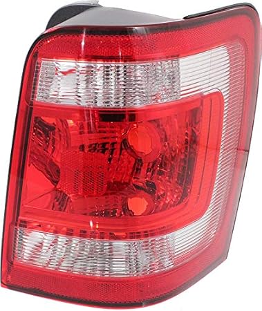 Amazon Com Tail Light Lens And Housing Compatible With 2008 2012 Ford Escape Passenger Side Automotive