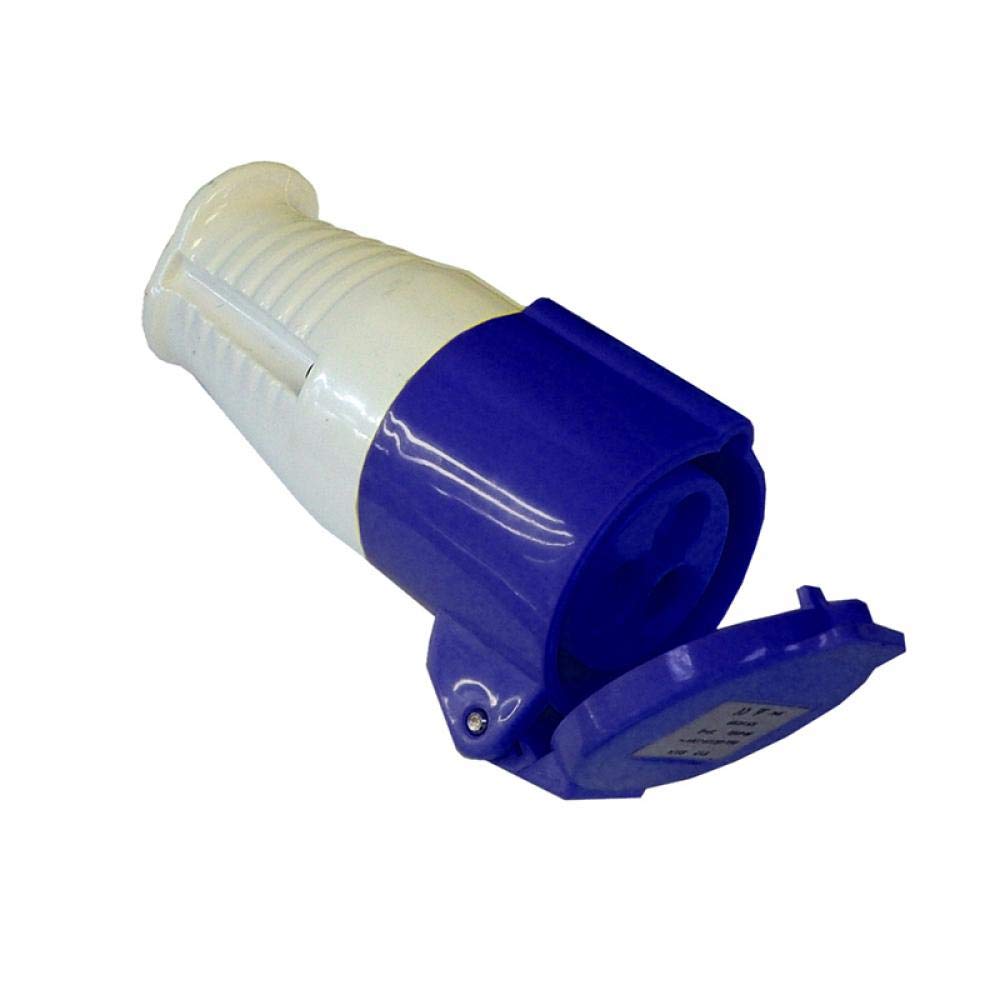 Faithfull FPPSOC16AMP 240V 16 Amp Replacement Blue Socket for use with trailing leads