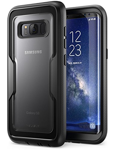 i-Blason Armorbox Series Case for Galaxy S8, [Full Body] [Heavy Duty] Shock Reduction / Bumper Case Without Screen Protector for Samsung Galaxy S8 2017 Release (Black)