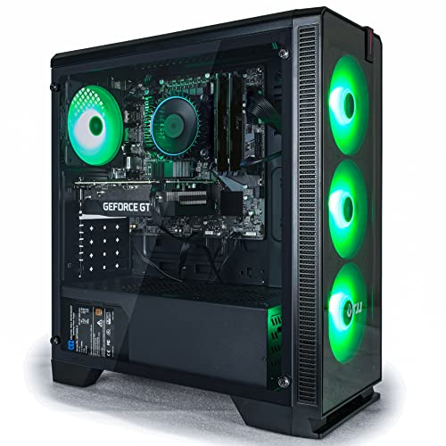 TJJ Halo Gaming PC Desktop Intel Core i3-10105F GeForce