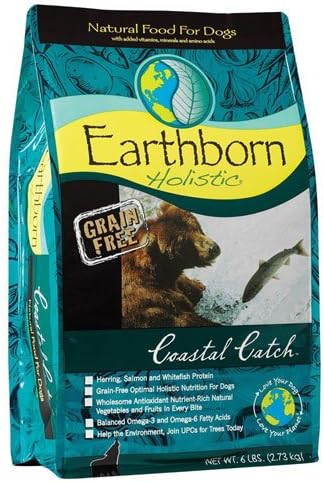 Inscape Data Earthborn Holistic Coastal Catch Natural Dry Dog Food Grain Free - 14 lbs