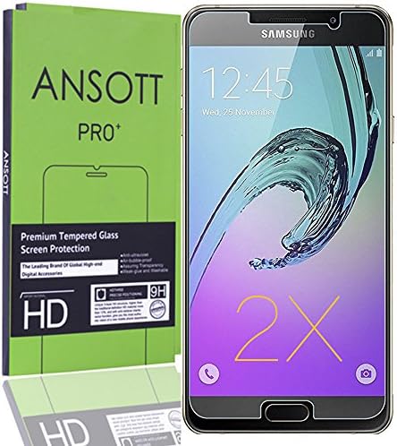 (2 Pack) Galaxy Note 5 Screen Protector, ANSOTT Premium Tempered Glass 0.26mm Anti-scratch,Bubble Free,Explosion-proof ,Pressure-resistant 9h Hardness Screen Protector for Samsung Galaxy Note 5