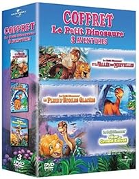 Coffret Le Petit Dinosaure - Le Petit Dinosaure Et La Vallée Des Merveilles + La Pluie D'étoiles Glacées + Le Jour Du Grand Envol