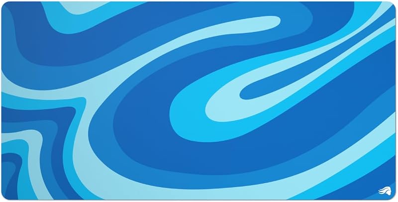 Gaming Mouse Pad GMP 2 - Ocean - XXL - Vattentät musmatta med en balanserad yta för höga hastigheter och kontroll och kanter som inte fransas - 915 x 460 x 3 mm - 2XL-skrivbordsunderlägg