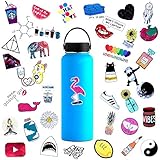 Cute Water Bottle Stickers Waterproof for Teens Girls 45PCS,Trendy Stickers Decals for Hydro Flask,Laptop,Computer,Mackbook,Notebook
