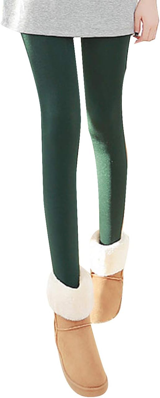 Wishment Winter Warm Fleece Lined Leggings High Waist Tights