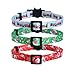 Lamphyface 6 Pack Christmas Cat Collar with Bell Breakaway Adjustable