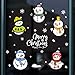 Monoche 2020 Christmas Vinyl Christmas Santa Removable Self-Adhesive PVC Decal for Living Room Bedroom Bar Supermarket 60X45cm (B)thumb 3