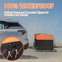 WEIZE 51 x 18 x 16.5 inch Hitch Cargo Carrier Bag