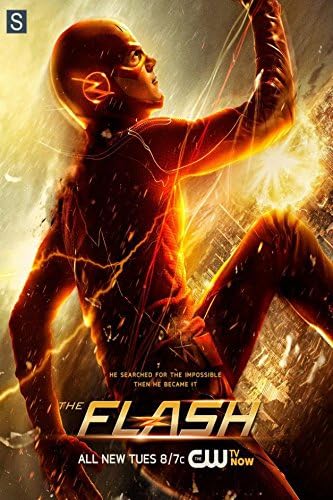 Amazon.com: The Flash Barry Allen Silk Wall Poster HD Large Room ...