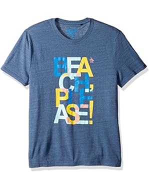 Men's Short Sleeve Beach Please Graphic Tee