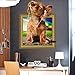 Smartcoco DIY Creative 3D Dog Wall Sticker Kawaii Vivid Removable 3D Hole Puppy Wall Decals Kid Room Living Room Bedroom Decors