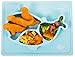 Silicone Placemat Mini Mat For Babies Toddlers Infants Kids Plate Blue Sunction Feeding Tray Whale Shape+3 Color Changing Spoons Bowl Non-Slip Portable BPA&PVC Free Gift Travel Kitchen Table Highchair