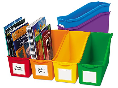 Lakeshore Connect & Store Book Bins - 6-Color Set