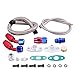 EVIL ENERGY Turbo Oil Return Drain Line Kit T3 T4 T04E T60 T61 T70 Silver